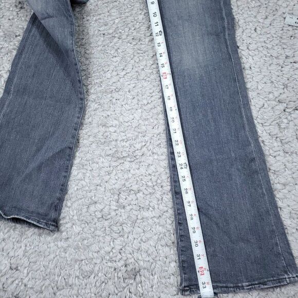 7 For All Mankind Jeans Gray Italian Fabric Stretch Bootcut Women's Size 28 - Picture 8 of 8